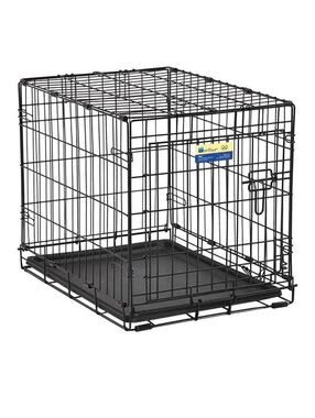 Contour 824 Satin Black Electro-Coat 1-Door Folding Dog Crate fits 16x22 dog